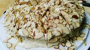 Triple Layer Vegan Almond Cake at WB Pizza - Allisonville Rd in Indianapolis