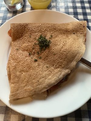 Ratatouille galette! #Veganuary at Pear Tree Creperie in Lichfield