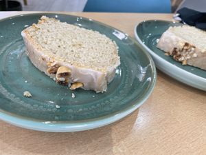 Hazelnut topped cake  at Dondué in Sao Miguel