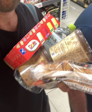 they also had water ice (with no milk powder !!!! )  at Kinouta Pharmacy in Nara