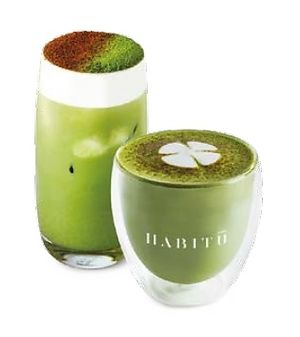 Matcha Soy Latte 抹茶泡沫豆奶 at HABITŪ - Kowloon in Kowloon
