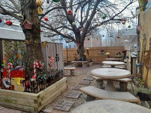 Seating Area at Double D's Coffee and Desserts in Asheville