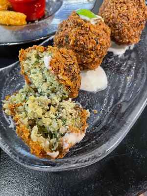 Falafel at Bar Tomeu in Sitges