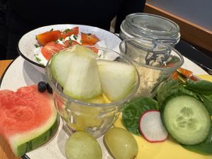 vegan breakfast  at Purer Genuss in Ingelheim