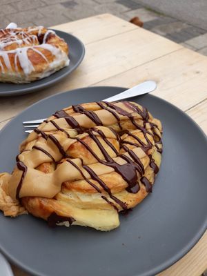 Espresso swirl at FRÂN Las in Llanberis