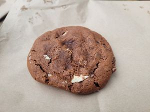 Triple Choc Chip Cookie at FRÂN Las in Llanberis