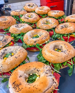NY DELI BAGEL at FRÂN Las in Llanberis