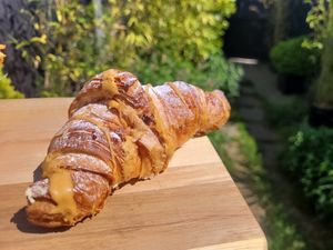 Coffee-Cream Filled Crossaint at FRÂN Las in Llanberis