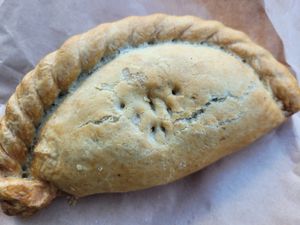 Cornish Pasty at FRÂN Las in Llanberis