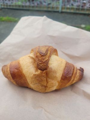 Plain Crossaint at FRÂN Las in Llanberis