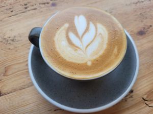 Flat White #Veganuary at FRÂN Las in Llanberis