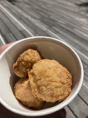 Chicken-free karaage   at IKEA - Harajuku in Tokyo