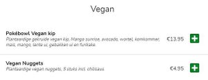 vegan options at Susu Poke in Utrecht