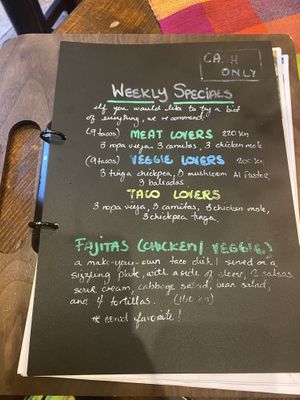 Menu at To Je Tako in Split