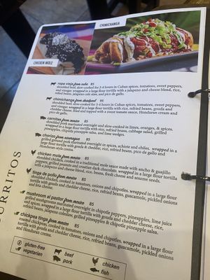 Mushroom and the chickpea burrito was yum 🤤  at To Je Tako in Split