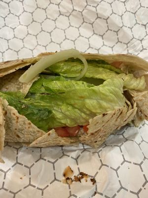 Hummus Gluten Free Wrap at NuLeaf - Hell's Kitchen in New York City