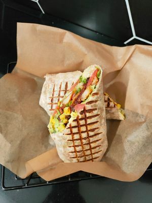 "Chicken" wrap at NuLeaf - Hell's Kitchen in New York City