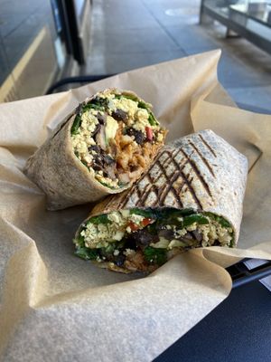 Delicious!!! I don’t like the fennel seitan so I swap it out with their bbq seitan.   at NuLeaf - Hell's Kitchen in New York City