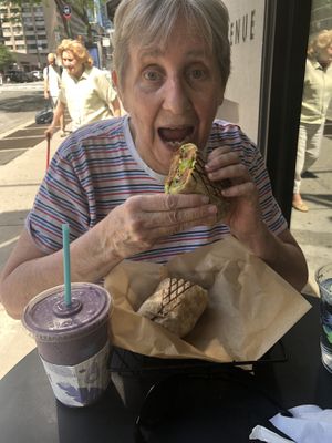 Southwest chicken wrap  at NuLeaf - Hell's Kitchen in New York City