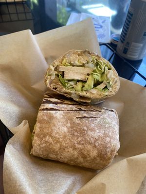 Hummus and avocado   at NuLeaf - Hell's Kitchen in New York City