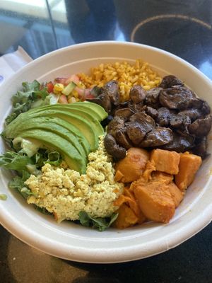 Scramble bowl   at NuLeaf - Hell's Kitchen in New York City