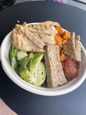 Customized bowl for 20$ 🙄  at NuLeaf - Hell's Kitchen in New York City