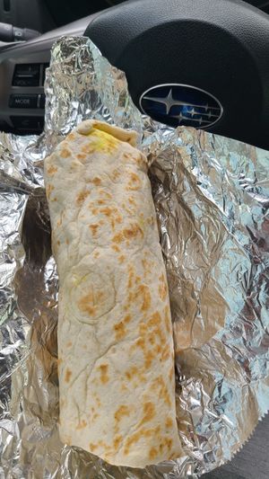 Plant Powered Breakfast Burrito at Poppies Cafe in Wichita