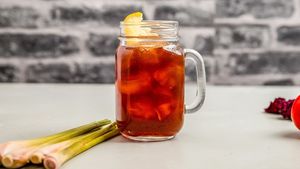 Iced Lemon Tea at Karma Tea House in Wollongong