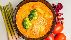 Combination Laksa[Vegetarian & Gluten Free] at Karma Tea House in Wollongong