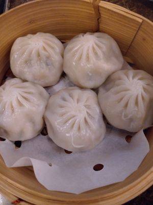 Dumpling Shanghai xiao long bao at Karma Tea House in Wollongong