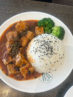 Mapo tofu  at Karma Tea House in Wollongong