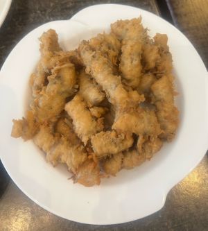 Crispy chicken   at Karma Tea House in Wollongong