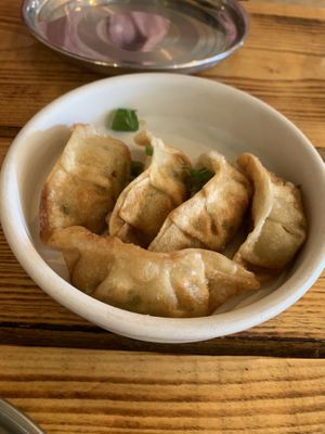 Momos  at Chit 'N' Chaat in Manchester