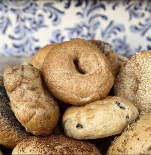 Bagels  at Pom Pom Bagels in Lagos