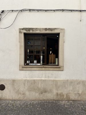 Order through the window   at Pom Pom Bagels in Lagos