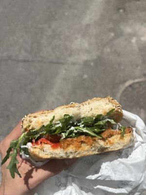   at Pom Pom Bagels in Lagos