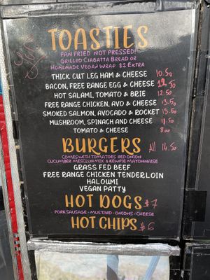 Menu at What the Flip - Food Stand in Mount Lawley