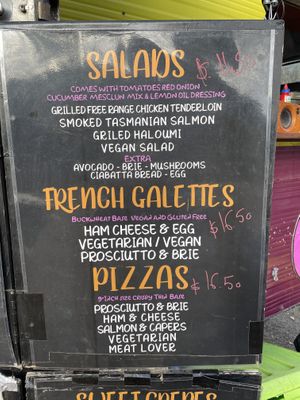 Menu at What the Flip - Food Stand in Mount Lawley