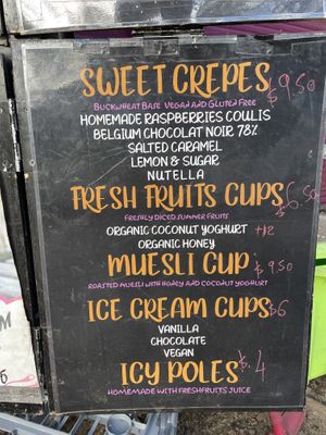 Menu at What the Flip - Food Stand in Mount Lawley
