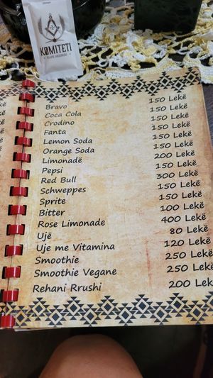 Vegan Smoothie at Komiteti in Tirana