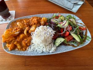 Blumenkohl-Curry vegan  at Meerzeit in Heringsdorf