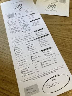 Menu  at Poké House - Louvain-La-Neuve in Louvain-la-neuve