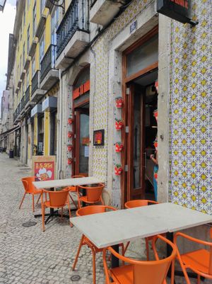 Terrace at Wok to Walk in Lisbon