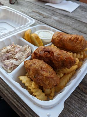 Phish N Chips at Community Vegan in Austin