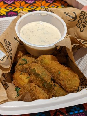 Fried Avocado at Community Vegan in Austin