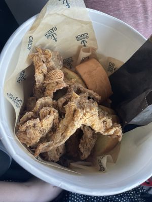 VFC bucket   at Community Vegan in Austin