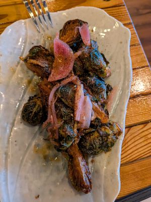 Brussel Sprouts at COMMUNITY Kitchen + Taproom in Austin