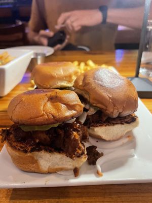 Bbq sliders   at COMMUNITY Kitchen + Taproom in Austin