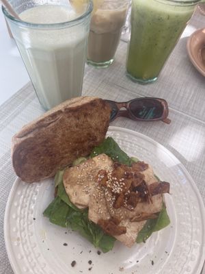 Tofu was delicious!   at Biomio Brunch Ecológico in Sevilla