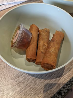 Vegan egg rolls at Nine Five Pho in Pembroke Pines